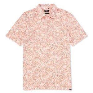 Faherty Short-Sleeve Breeze Shirt in Peach Floral Size XL NWOT